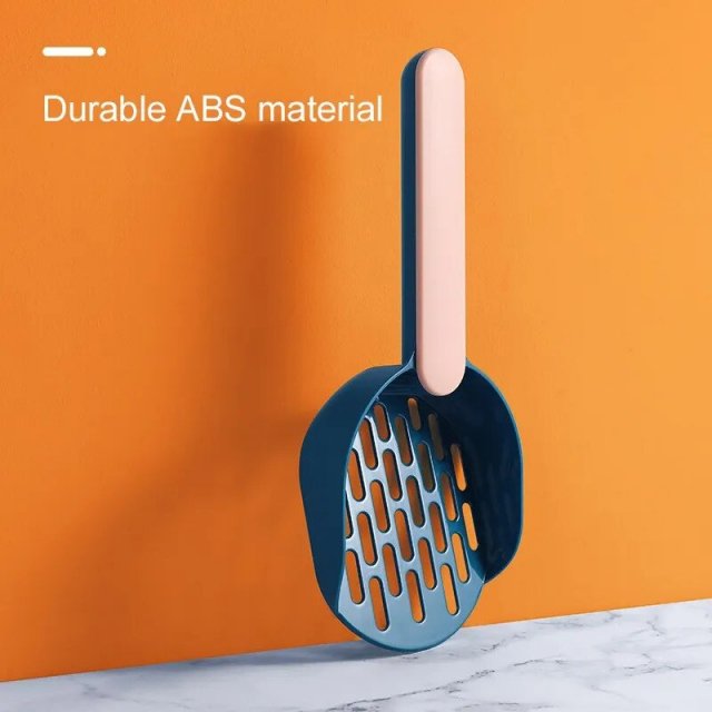 Multi-Function Cat Litter Scoop with Self-Cleaning Base - Eco-Friendly Pet Care - Image 4