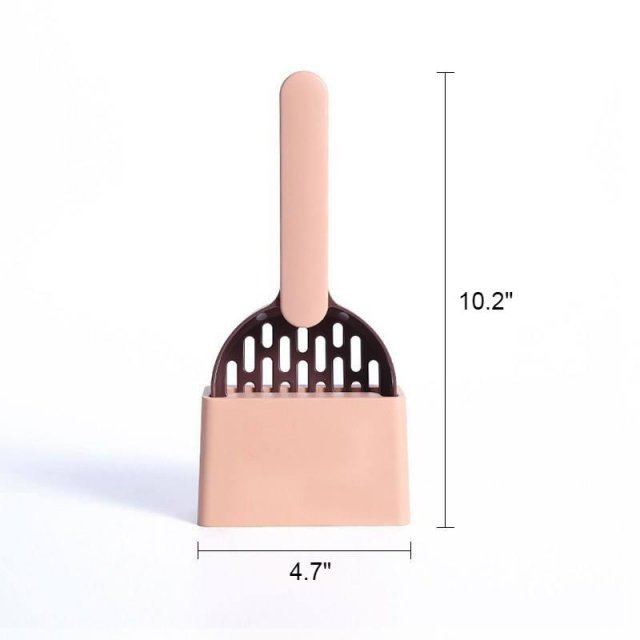 Multi-Function Cat Litter Scoop with Self-Cleaning Base - Eco-Friendly Pet Care - Image 9