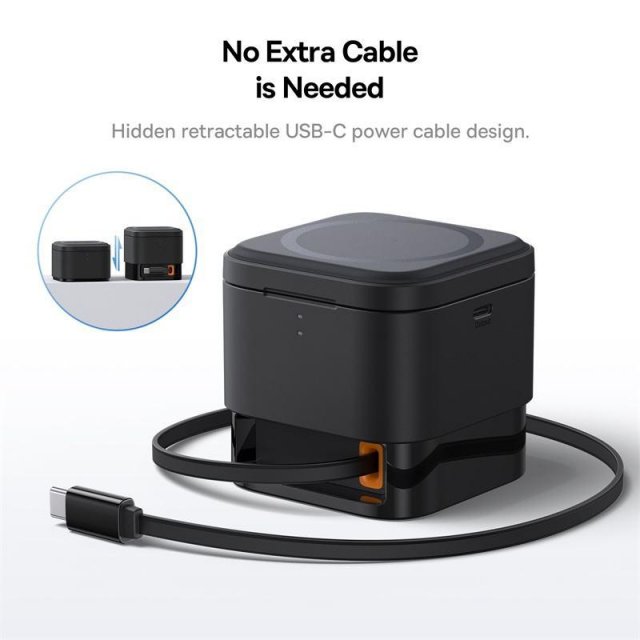 2-in-1 Magnetic Wireless Charger Stand: Fast Charging Dock Station - Image 5