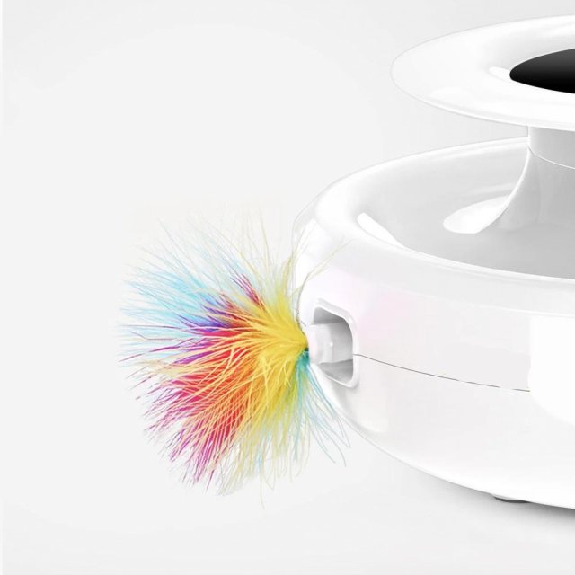 Interactive Cat Toy with Dual Play Modes, Auto On/Off Timer & Replaceable Feather Attachments - Image 9