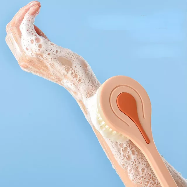 Soft Bristle Long Handle Bath Brush for Gentle Exfoliation and Relaxing Massages - Image 8