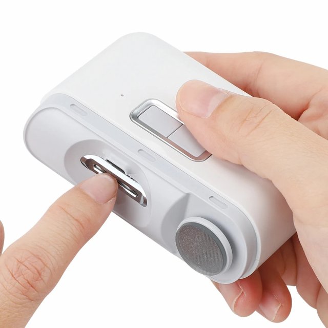 2-in-1 USB Rechargeable Electric Nail Clipper & Polisher - Image 8