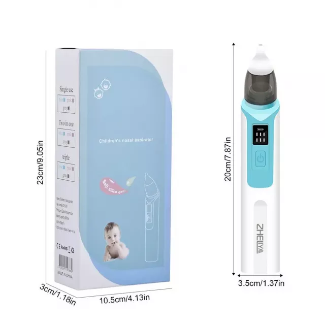 Electric Baby Nasal Aspirator: Rechargeable, Multi-Mode Suction with Music and LED Display - Image 7