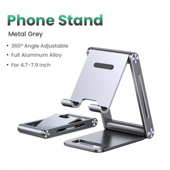 Adjustable Aluminum Desk Phone Stand - Universal Holder for Smartphones and Tablets Gadgets Phone & Tablet Accessories Color: Phone Stand