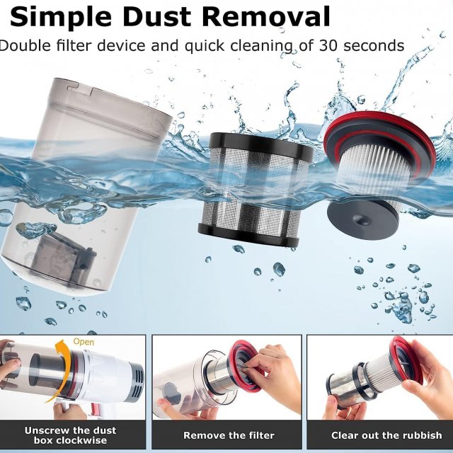 Portable Handheld Wireless Vacuum Cleaner with Strong Suction for Home and Car - Image 3