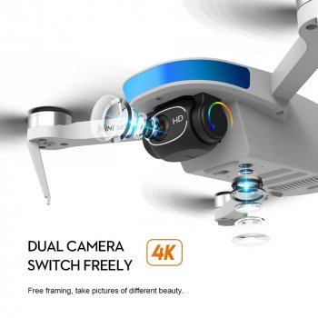 4K Dual Camera GPS Mini Drone - Professional HD Aerial Photography Quadcopter with Brushless Motor and 5G WIFI FPV