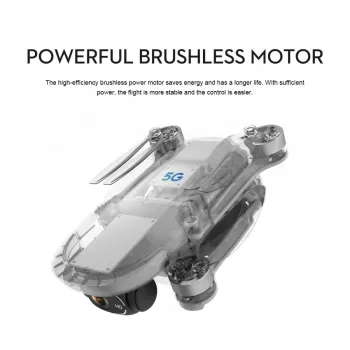 4K Dual Camera GPS Mini Drone - Professional HD Aerial Photography Quadcopter with Brushless Motor and 5G WIFI FPV
