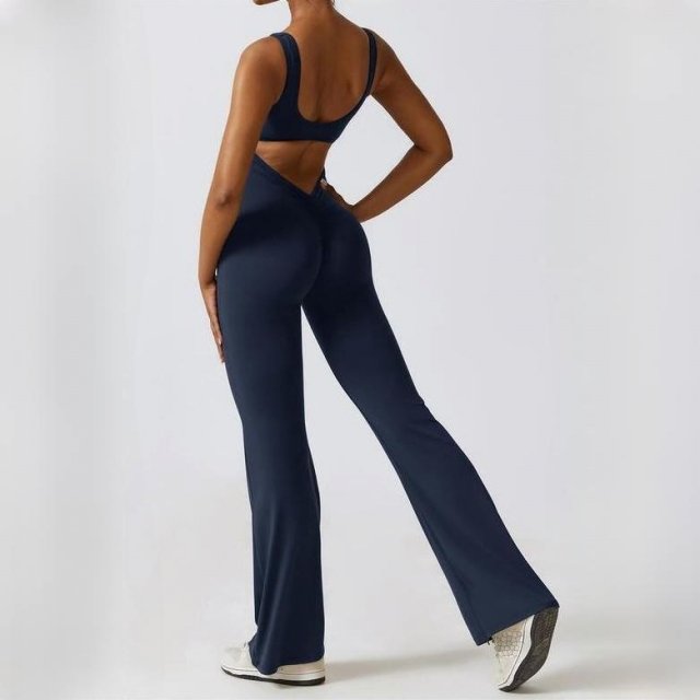 Women's All-Season Yoga Jumpsuit: One-Piece Fitness & Dance Bodysuit - Image 4