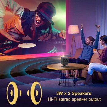 Ultimate 3D Portable Mini Projector with Built-in Battery