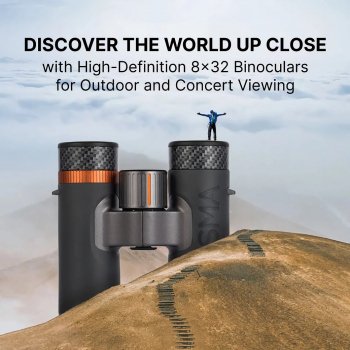 High-Definition 8x32 Binoculars for Outdoor and Concert Viewing