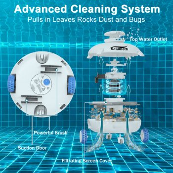 Rechargeable Cordless Robotic Pool Vacuum Cleaner