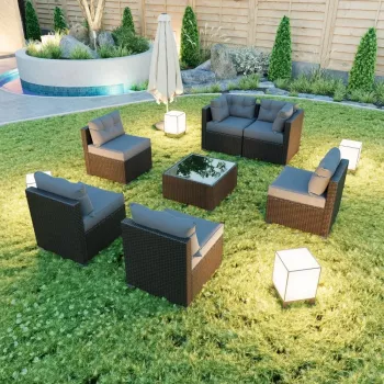 7-Piece Outdoor Patio Sofa Set