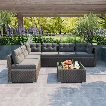 7-Piece Outdoor Patio Sofa Set