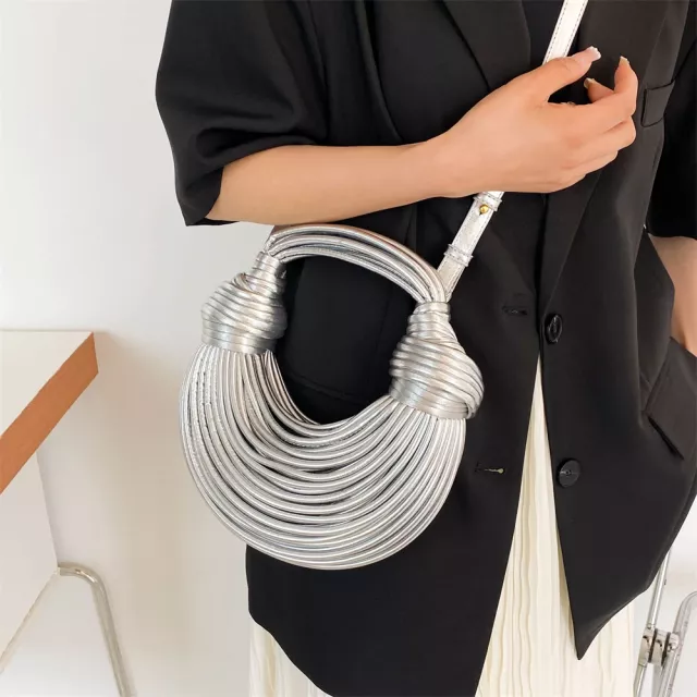 Golden Luxury Handwoven Noodle Bags - Image 4