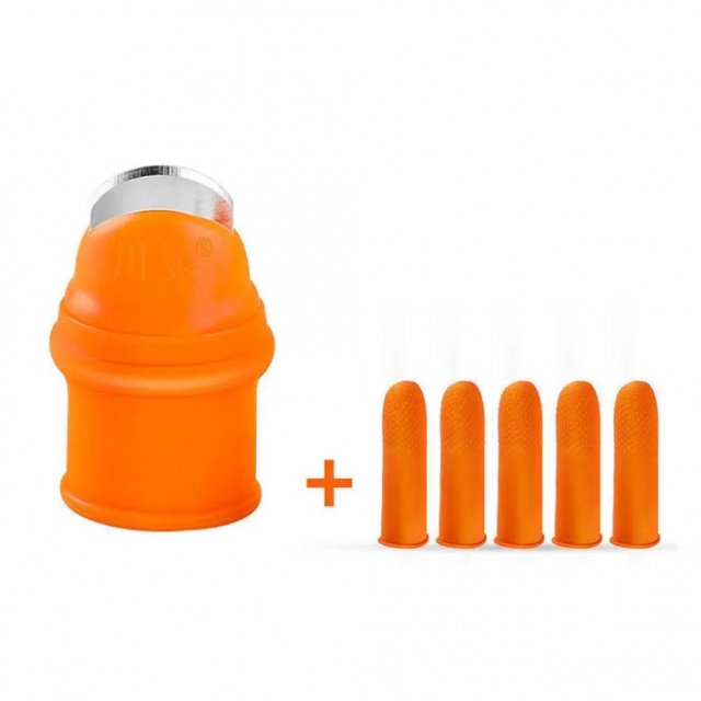 Silicone Thumb Guard Harvesting Knife - Image 7