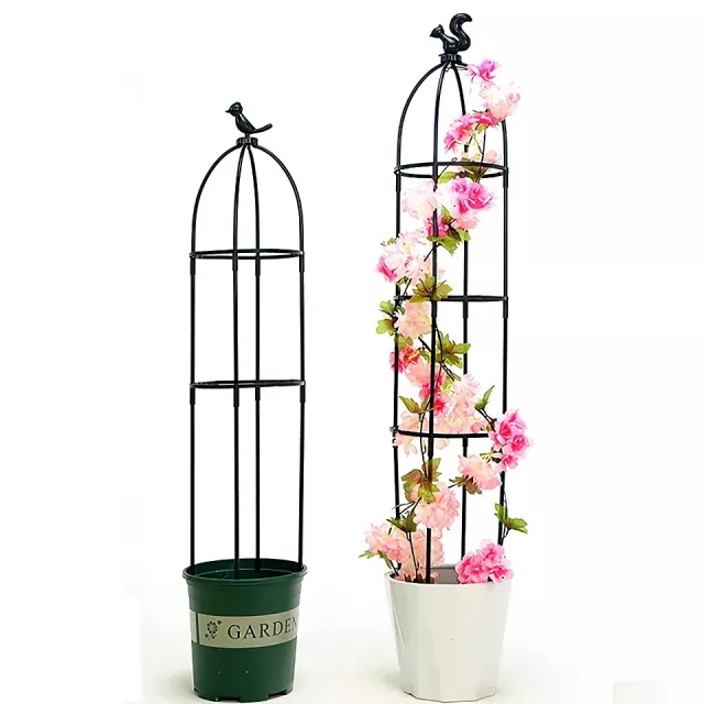 Adjustable 2/3-Tier Garden Trellis for Climbing Plants and Flowers - Image 6