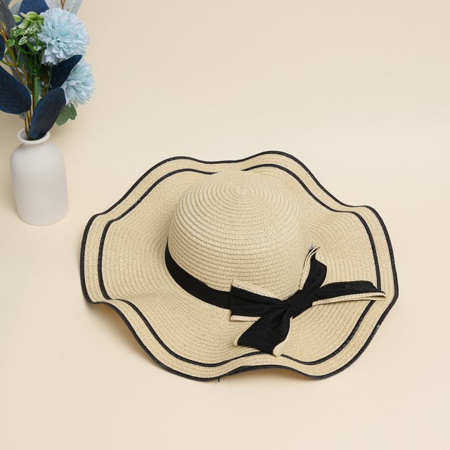 Bowknot Straw Sun Hat - Image 6
