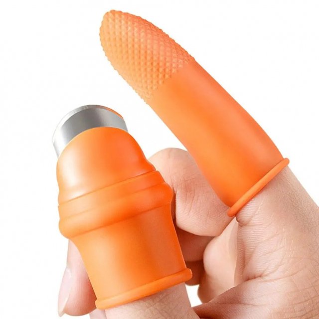 Silicone Thumb Guard Harvesting Knife - Image 6