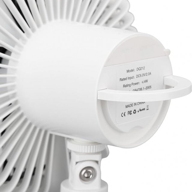 Rechargeable 10,000mAh Camping Fan with LED Lighting and Power Bank - Image 8