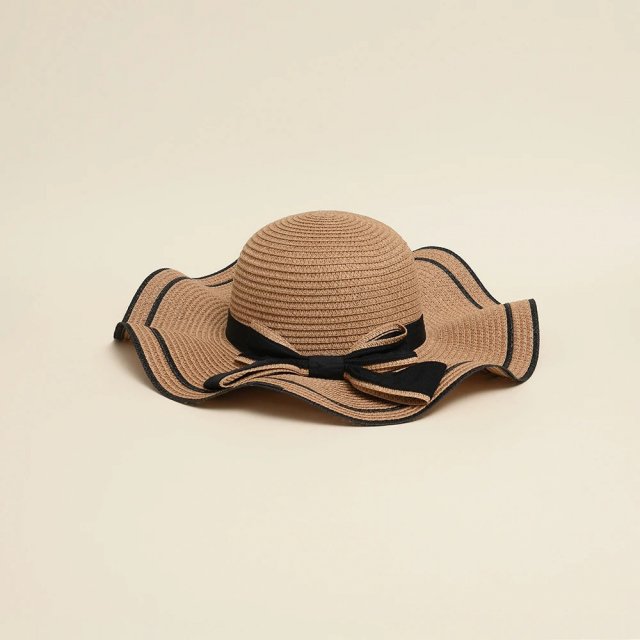 Bowknot Straw Sun Hat - Image 14