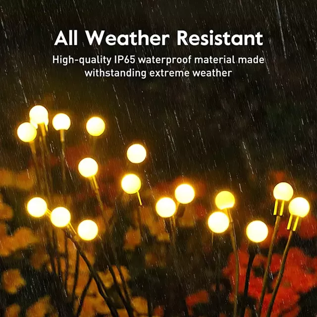 Solar Firefly Garden Lights: Vibrant Outdoor Decor - Image 2
