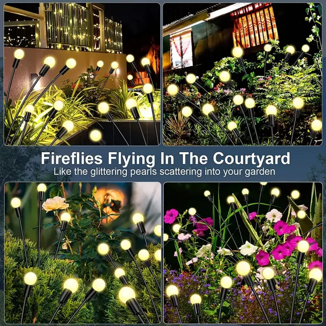 Solar Firefly Garden Lights: Vibrant Outdoor Decor - Image 3
