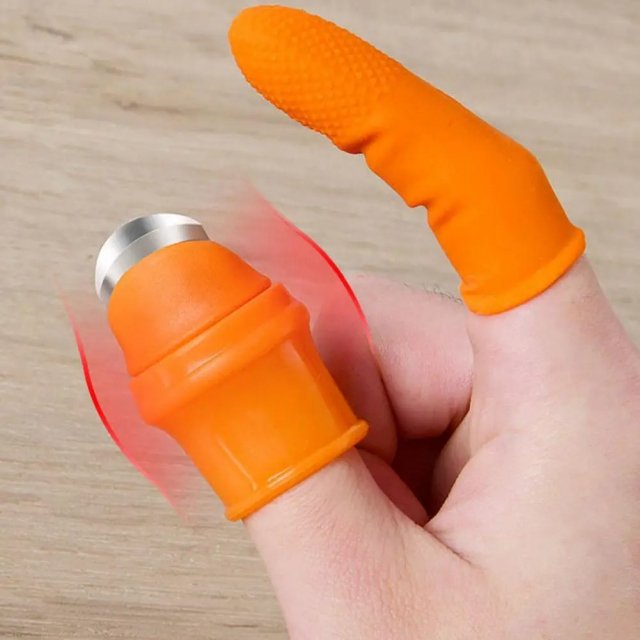 Silicone Thumb Guard Harvesting Knife - Image 5