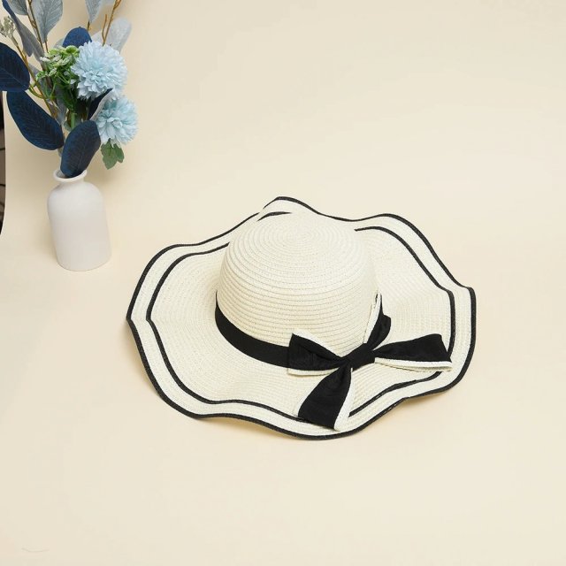 Bowknot Straw Sun Hat - Image 8