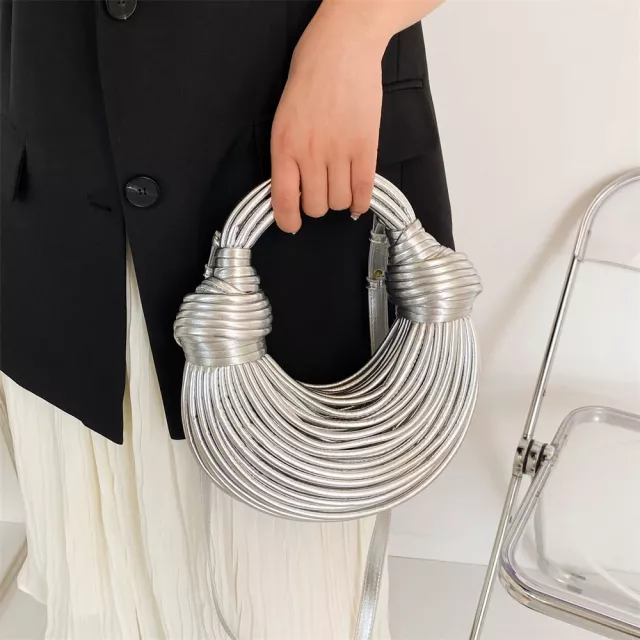 Golden Luxury Handwoven Noodle Bags - Image 5