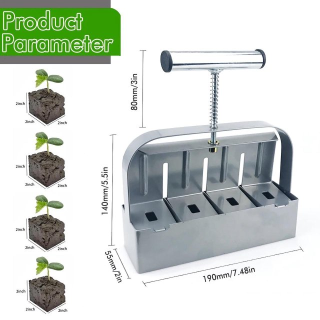 Handheld Seedling Soil Block Maker - Image 4