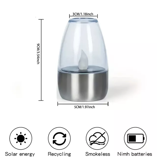 Solar LED Candle Lantern - Image 6