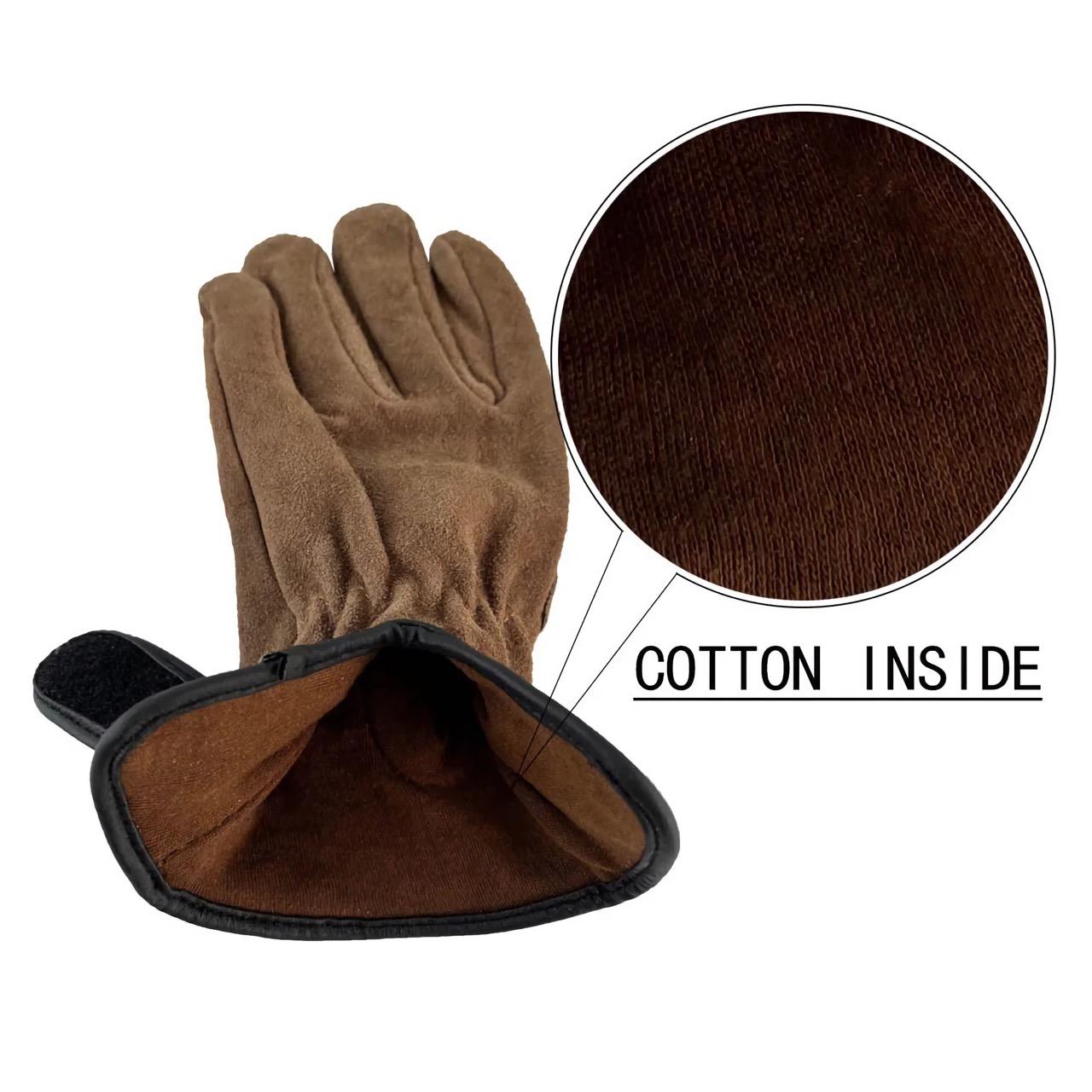 Classic Leather Work Gloves Home & Garden Tools & Equipment