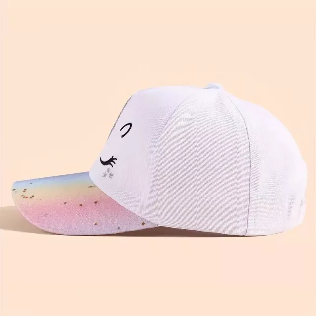 Unicorn Embroidered Snapback Cap for Kids - Image 5