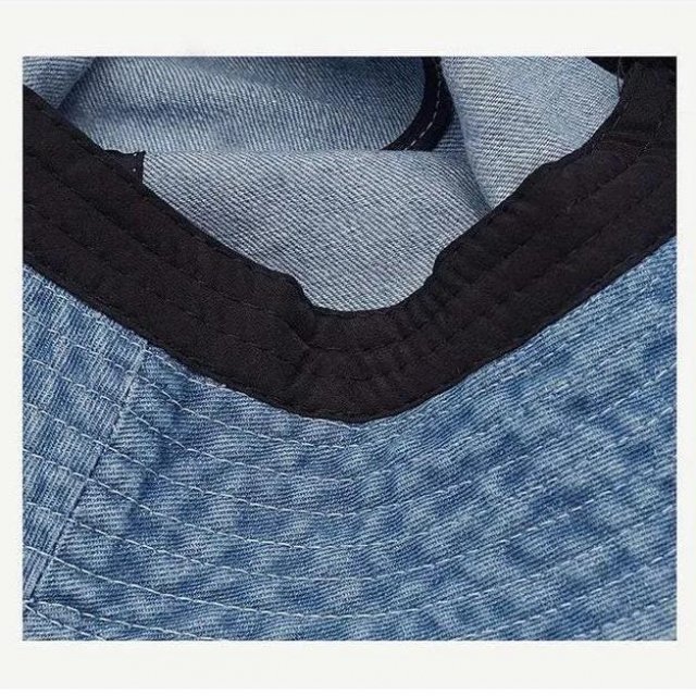 Summer Denim Hat Panama - Image 3
