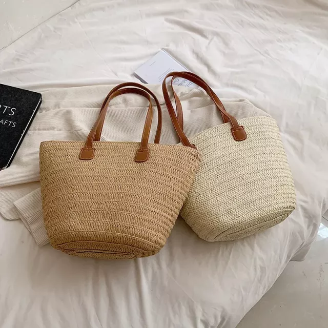 Bohemian Summer Straw Tote Bag - Image 4