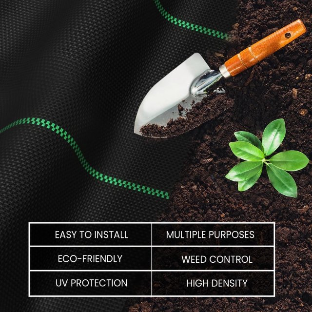 Weed Barrier Gardening Outdoor Non-Slip Polyethylene Rubber Floor Mats - Image 3