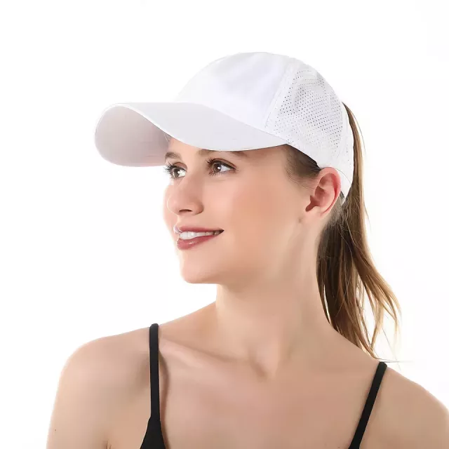 Summer Mesh Ponytail Baseball Sports Cap for Women - Image 7