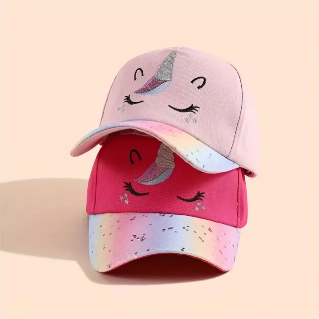 Unicorn Embroidered Snapback Cap for Kids - Image 3