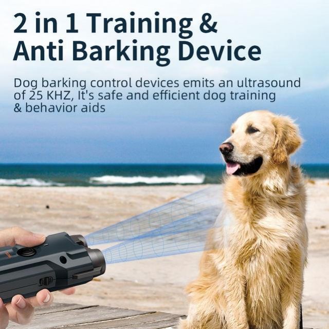 2-in-1 Ultrasonic Dog Training & Anti-Barking Device with Flashlight - Image 6