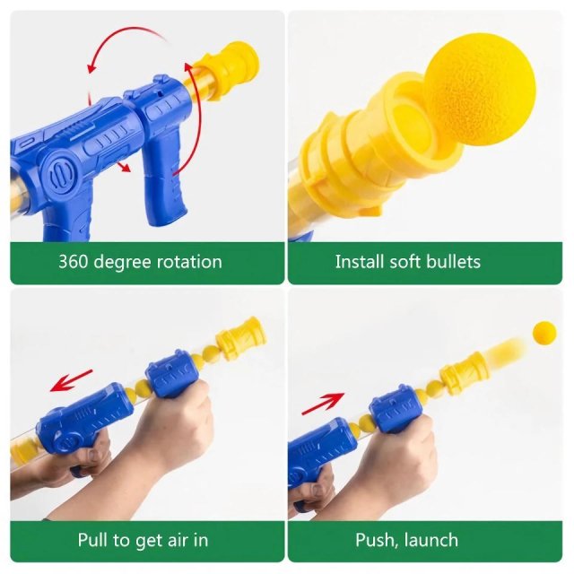 Interactive Hungry Duck Soft Bullet Shooter Toy - Image 4