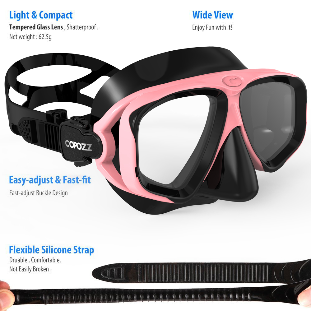 Scuba Diving Anti Fog Mask Set Pool & Beach Gear Sport & Outdoors