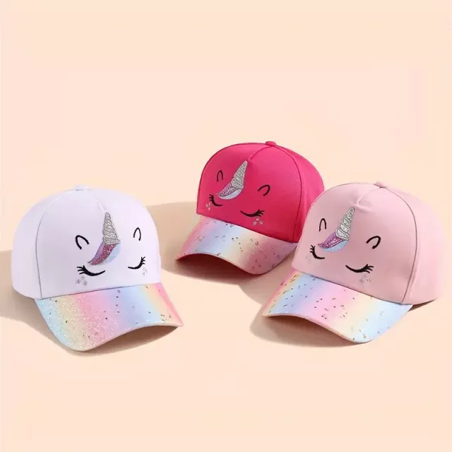 Unicorn Embroidered Snapback Cap for Kids - Image 4
