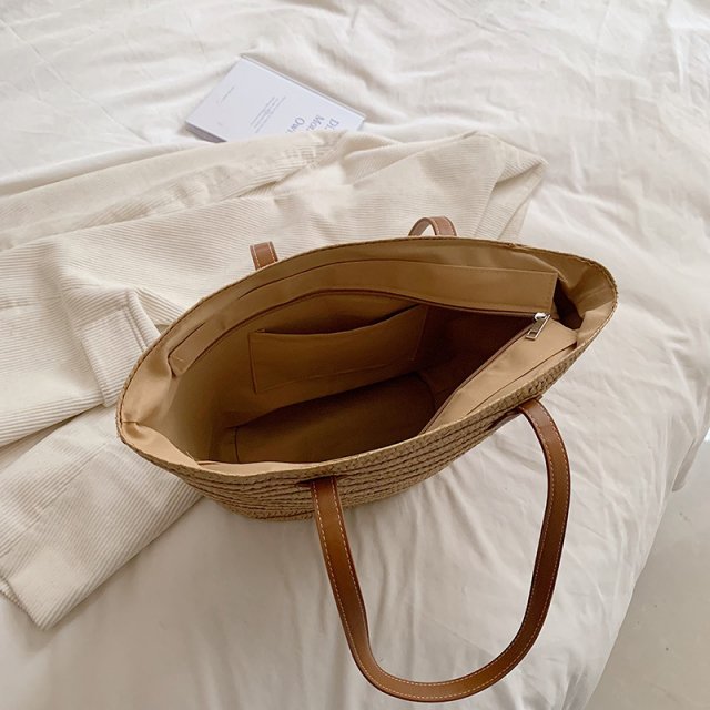 Bohemian Summer Straw Tote Bag - Image 6