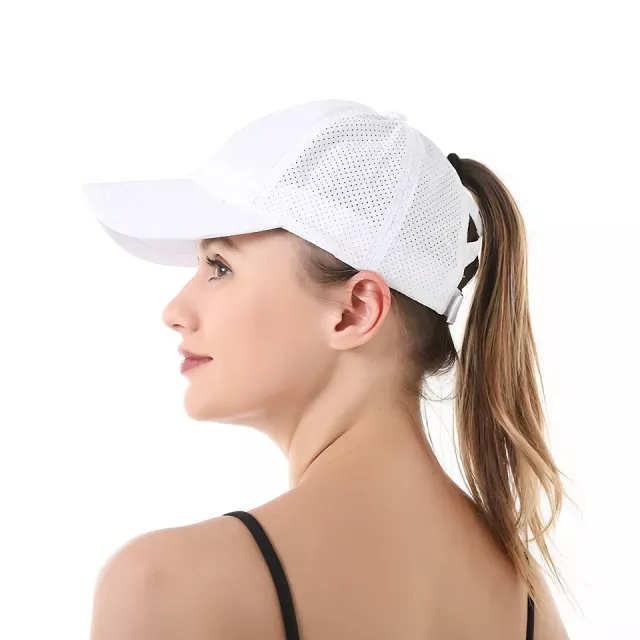 Summer Mesh Ponytail Baseball Sports Cap for Women - Image 9
