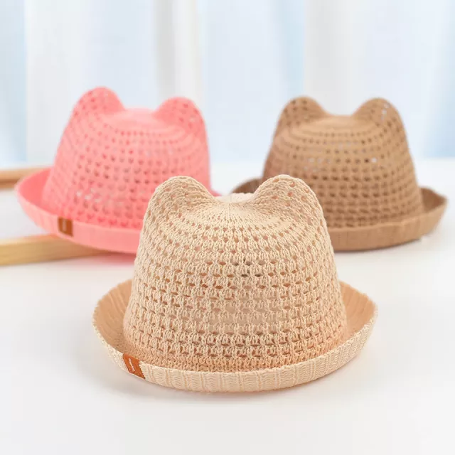 Summer Sunshade Hat with Cat Ears - Image 3