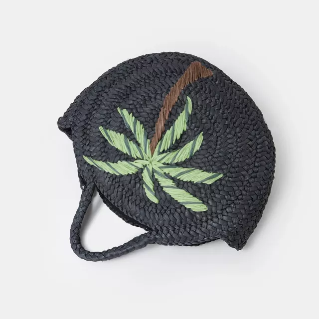 Summer Beach Embroidered Straw Tote Bag for Women - Image 4