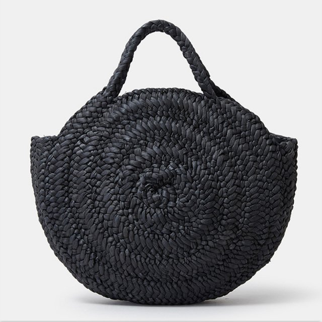 Summer Beach Embroidered Straw Tote Bag for Women - Image 5