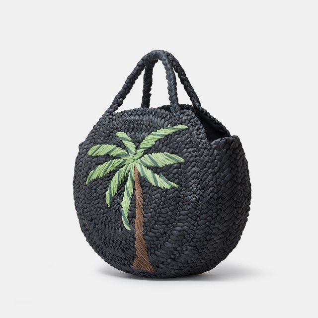 Summer Beach Embroidered Straw Tote Bag for Women - Image 3