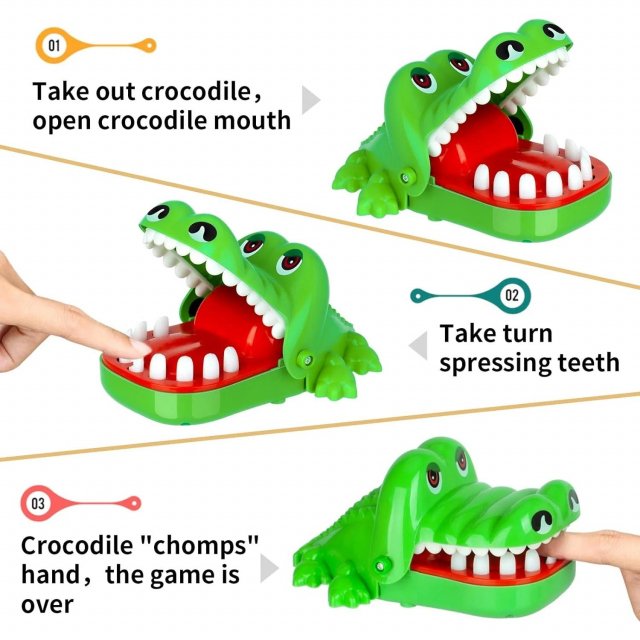 Laugh & Snap Crocodile Dentist Game - Image 4