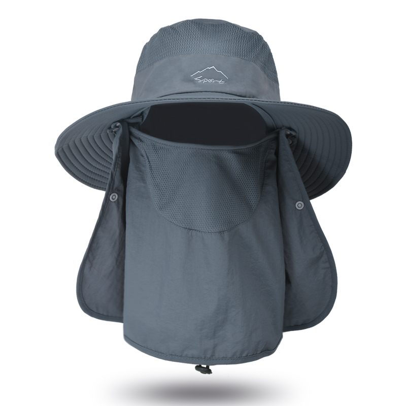 QuickDry UV Protection Fisherman Cap with Face Neck Cover Clothing Sport & Outdoors